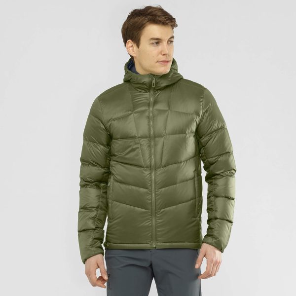 Salomon Transition Down Hoodie Uomo giacca piuma-2