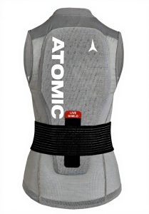 Gilet protettivo donna Salomon Atomic grigio sci protezione