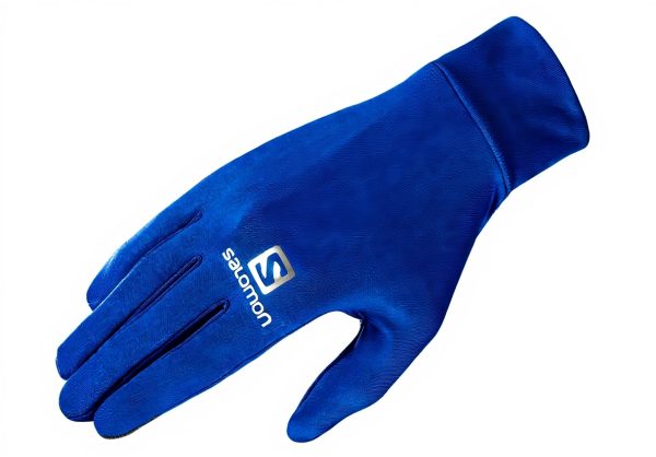 Guanti da sci Salomon touch screen blu marino uomo