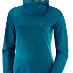 Felpa Donna Salomon Agile LS Hoodie Cappuccio Materiale