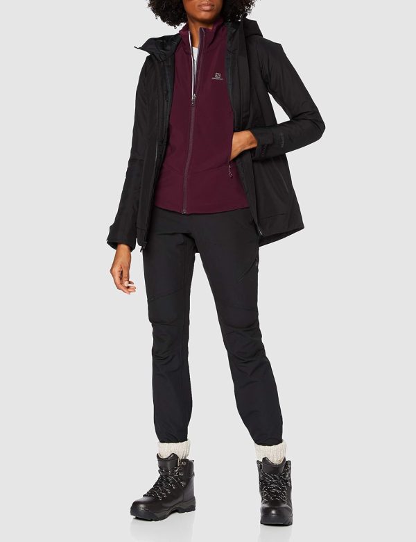 Giacca Salomon Lightning Warm Sshell Donna sport inverno-1