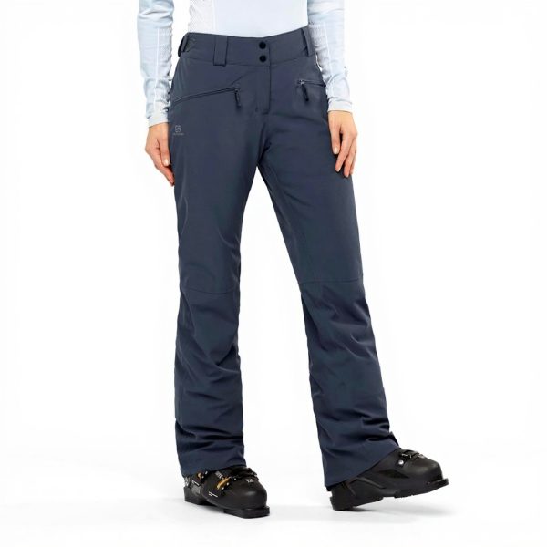 Pantaloni da sci Salomon Edge W Donna Grigio Ebony