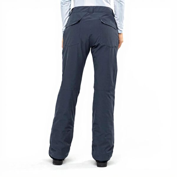 Pantaloni da sci Salomon Edge W Donna Grigio Ebony