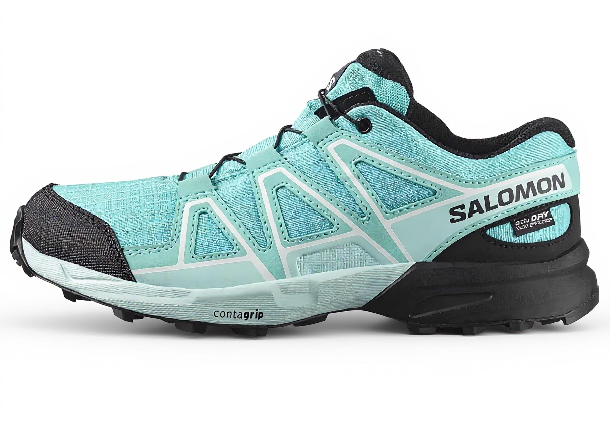 Salomon Speedcross scarpe da trekking per ragazzi su terreno roccioso