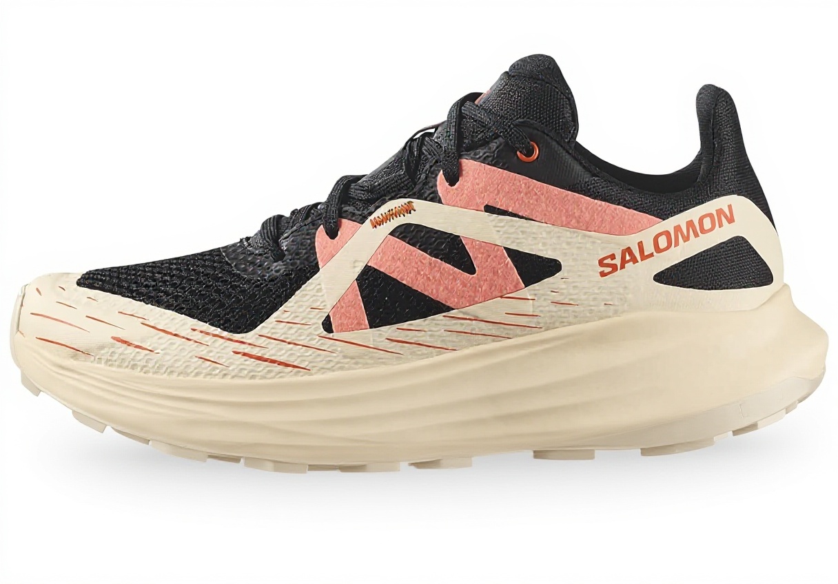 Salomon Ultra Flow scarpe da escursionismo su terreno roccioso
