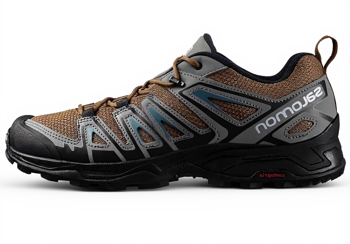 Salomon X Ultra Pioneer Aero scarpe da escursionismo su terreno roccioso