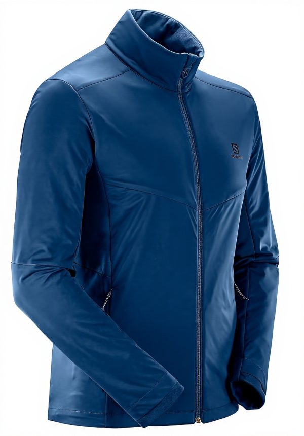 Giacche Softshell Uomo Salomon Agile Warm Jkt M Blu