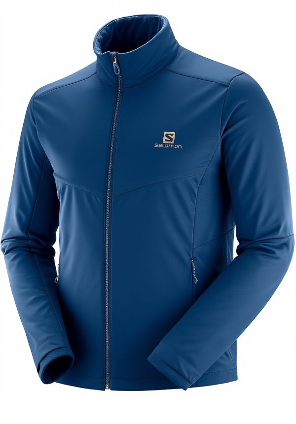 Giacche Softshell Uomo Salomon Agile Warm Jkt M Blu