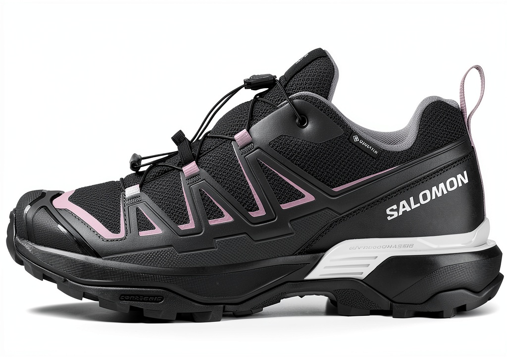 Scarpe da escursionismo Salomon su terreno roccioso