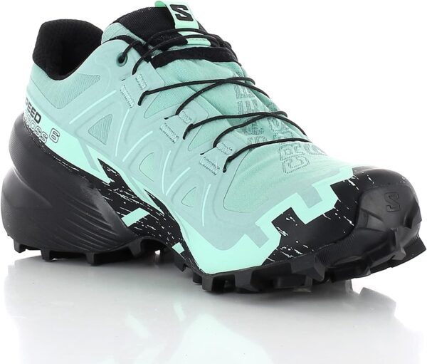 Salomon Scarpe Trail Running Donna Black Phantom Blu Aquifer-4