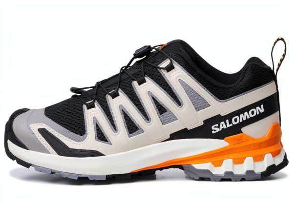 Salomon scarpe da corsa uomo Nero Grigio Arancione 45 1/3 EU-3
