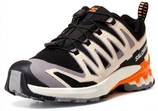 Salomon scarpe da corsa uomo Nero Grigio Arancione 45 1/3 EU-6