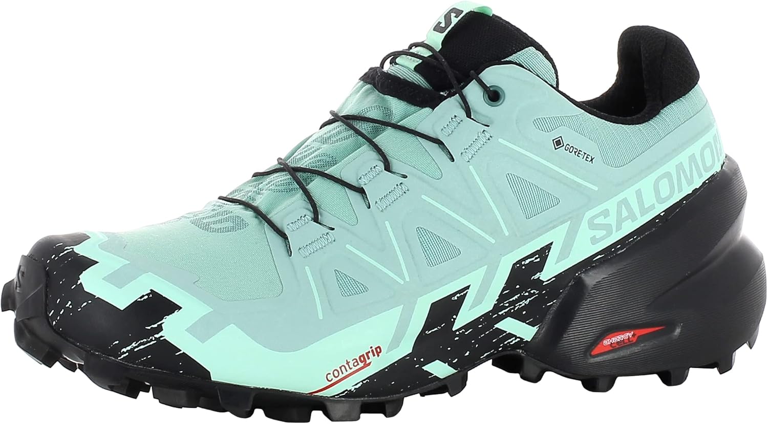 Scarpe Salomon trail running donna su sentiero montano