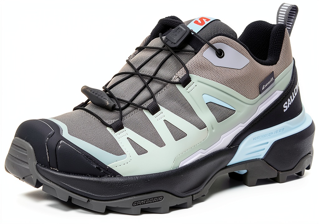 Scarpe sportive Salomon donna in tessuto su sfondo neutro
