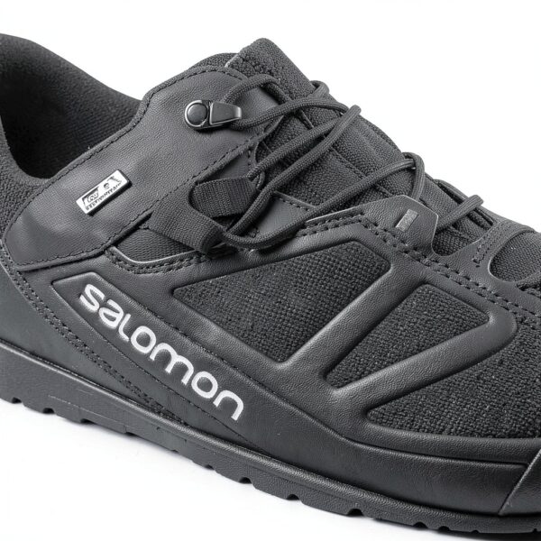 Salomon Scarpe Escursionismo Pelle Liscia Unisex Adulto Nero-4