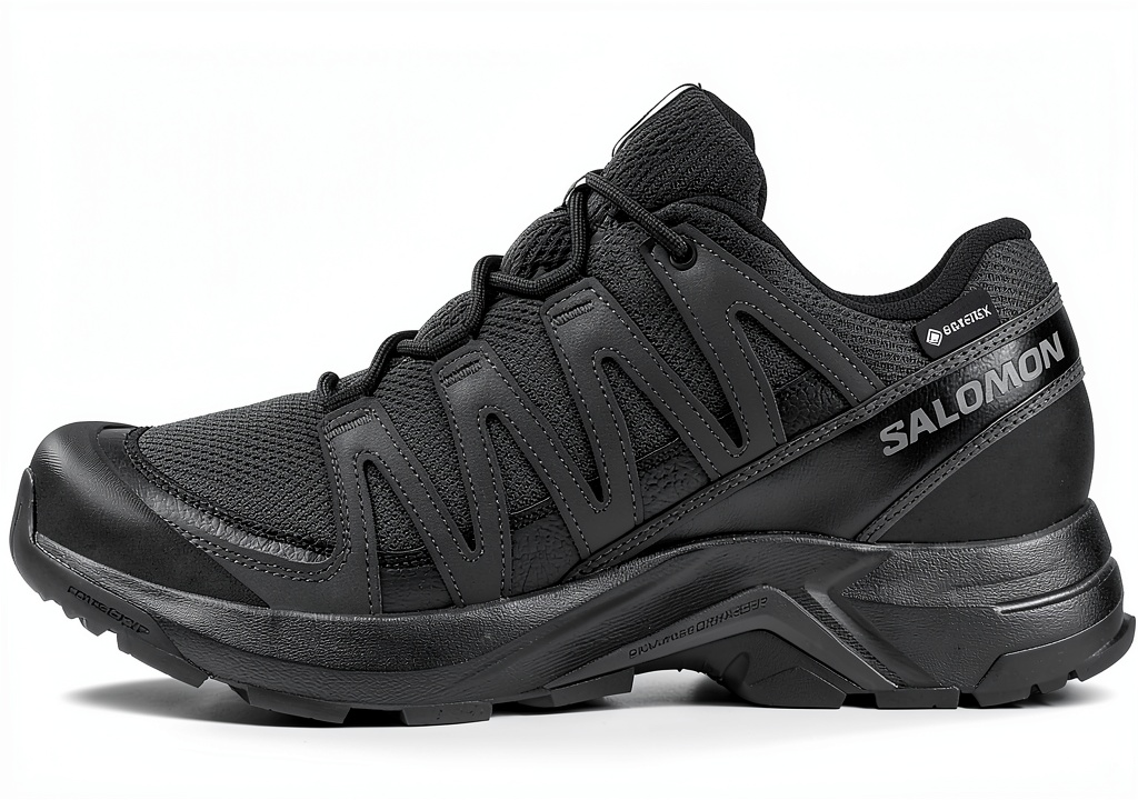 Scarpe da escursionismo Salomon in uso su sentiero roccioso