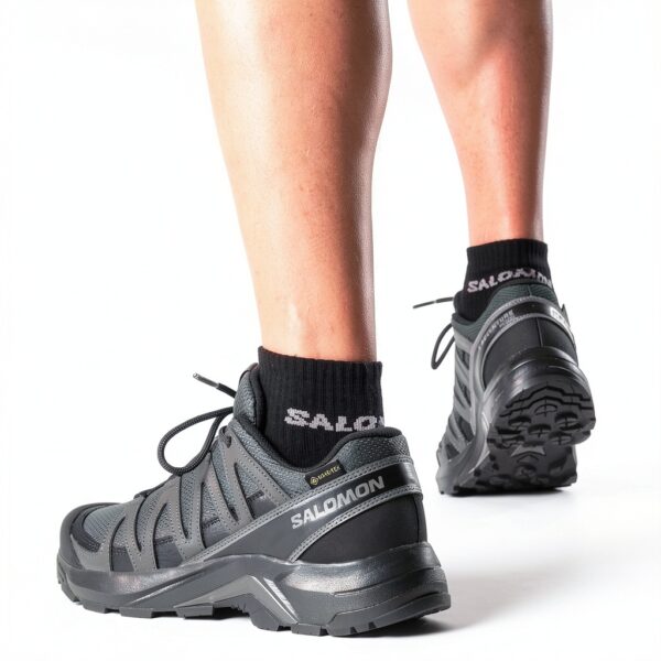Scarpe da escursionismo Salomon GORE-TEX pelle Nabuk uomo-9
