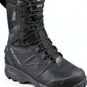 Salomon Scarpe Escursionismo Pelle Liscia Unisex Adulto Nero-0