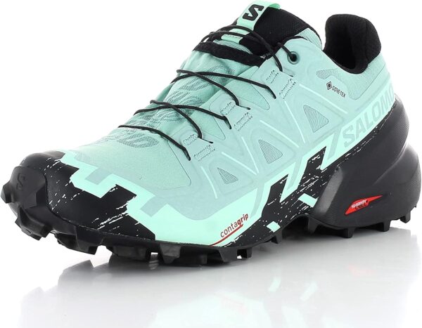 Salomon Scarpe Trail Running Donna Black Phantom Blu Aquifer-2