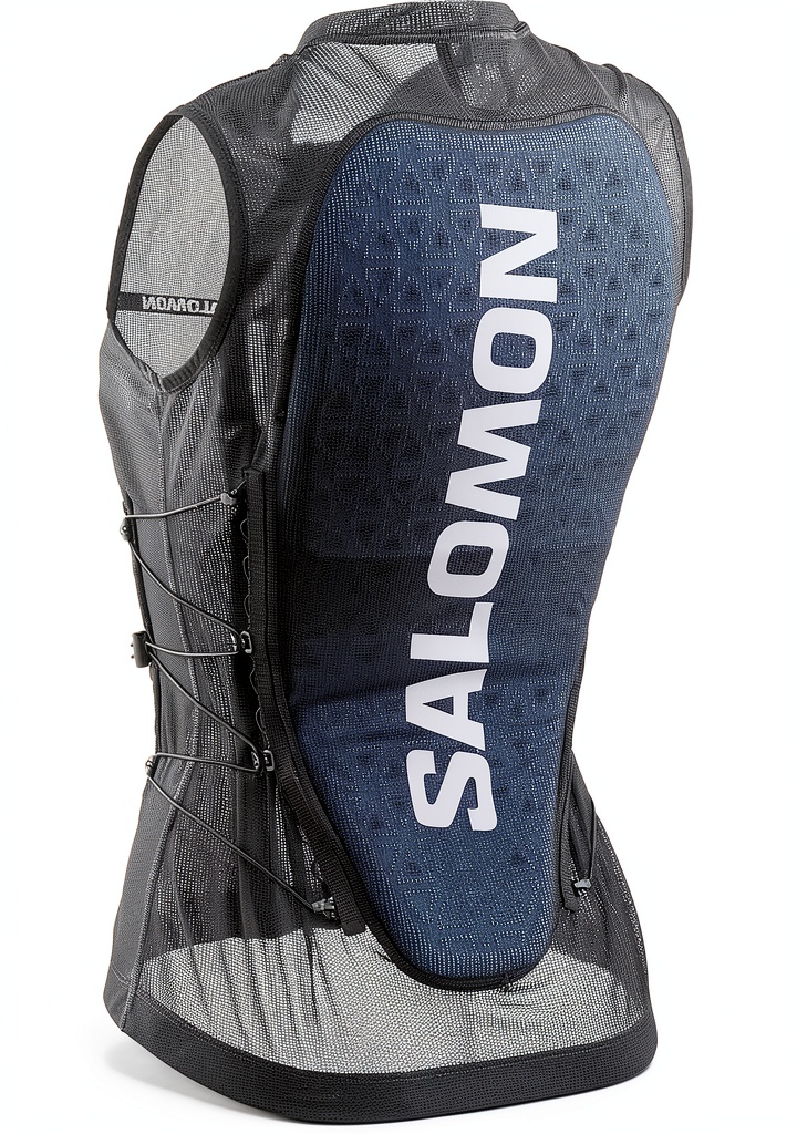 Gilet sportivo Salomon FLEXCELL PRO JR W indossato durante un'escursione