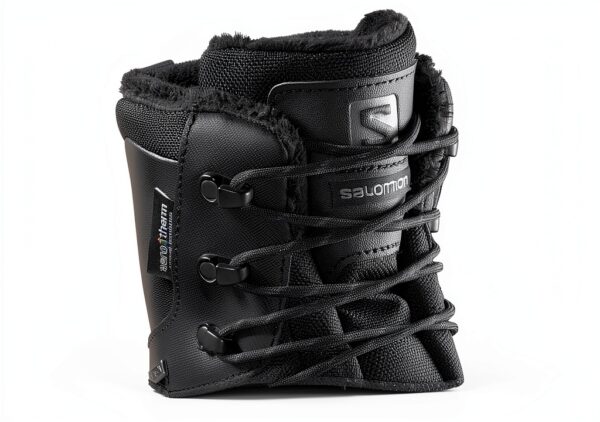 Salomon Scarpe Escursionismo Pelle Liscia Unisex Adulto Nero-3