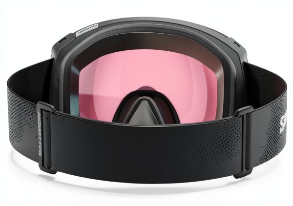 Salomon maschera da sci bambini nero antiappannamento-3