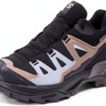 Scarpe escursionismo Salomon impermeabili donna nero grigio-0