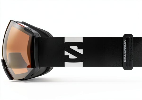 Salomon maschera da sci bambini nero antiappannamento-2
