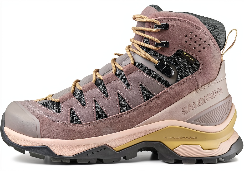 Salomon Quest Echo Gore Tex scarpe da trail running donna su terreno roccioso