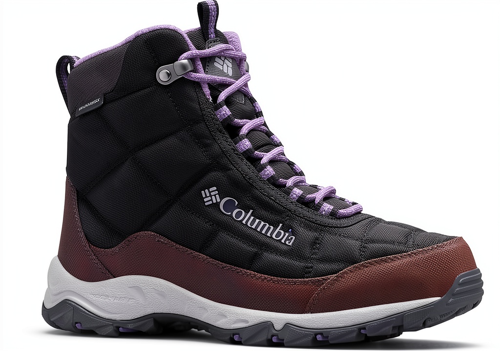 Installing Columbia Firecamp Boot on a rocky trail