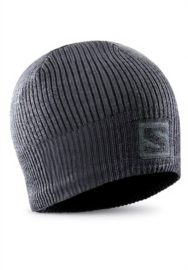 Berretto Salomon Beanie Unisex Maglia Grigio Inverno