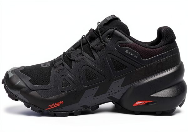 Scarpe da Trail Running Salomon Uomo Nero Grip Ammortizzate