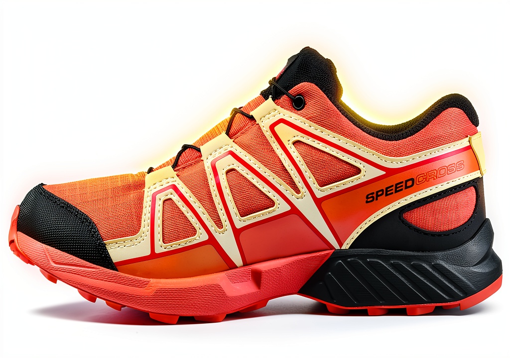 Salomon Speedcross Waterproof scarpe da trail running per bambini su terreno roccioso