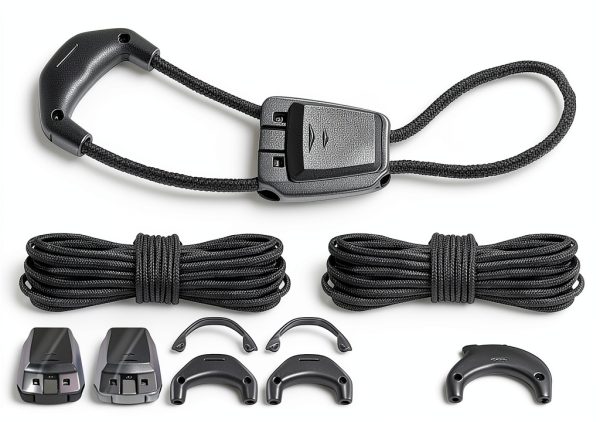 Lacci no tie AOYEGIC nero sottili sgancio rapido unisex