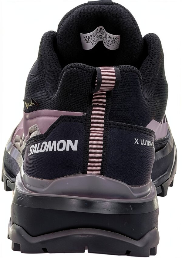 Scarpe escursionismo Salomon impermeabili donna nero grigio-3