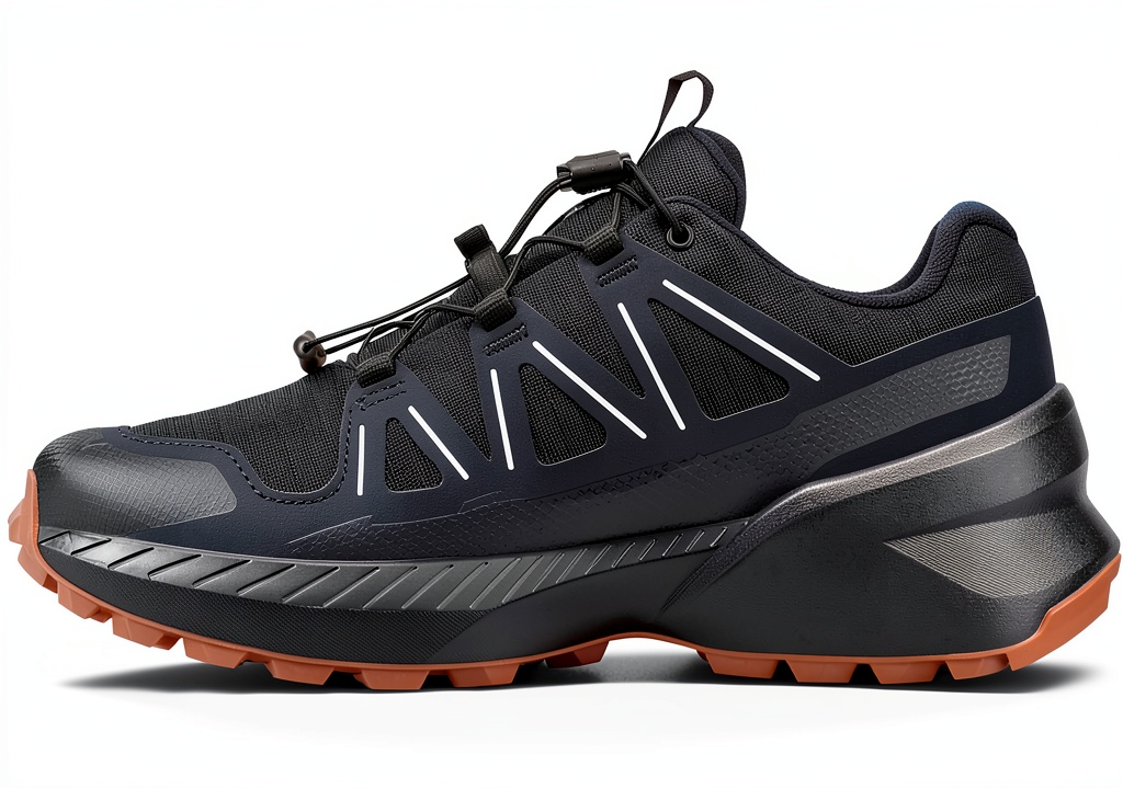 Scarpe Salomon trail running donna su terreno roccioso