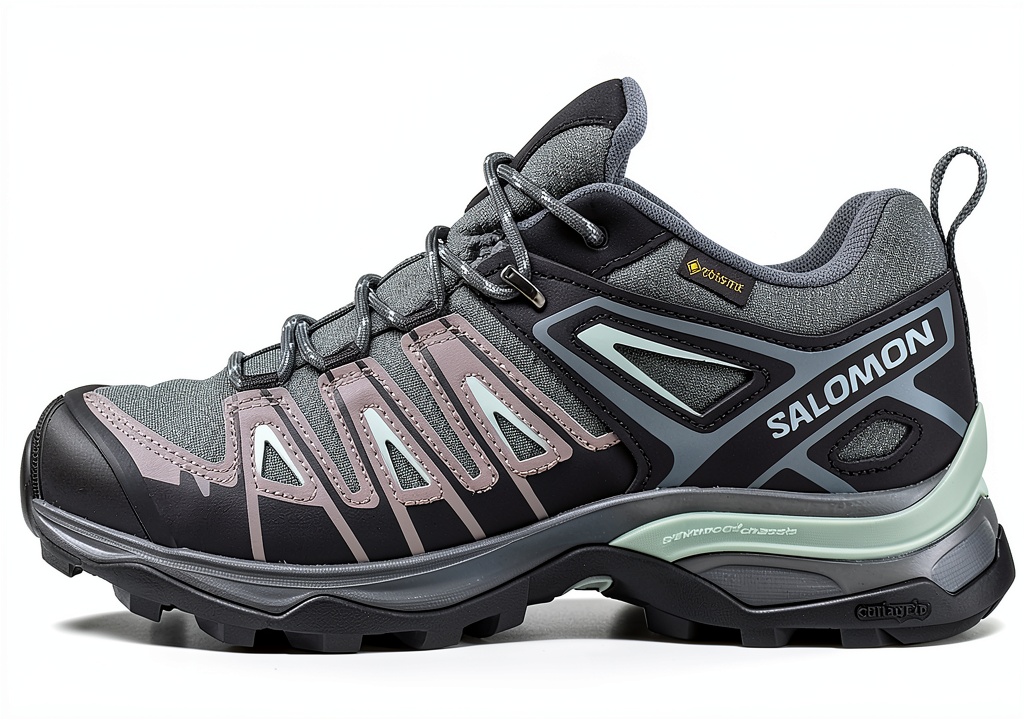Scarpe da trekking Salomon donna in azione su sentiero montano