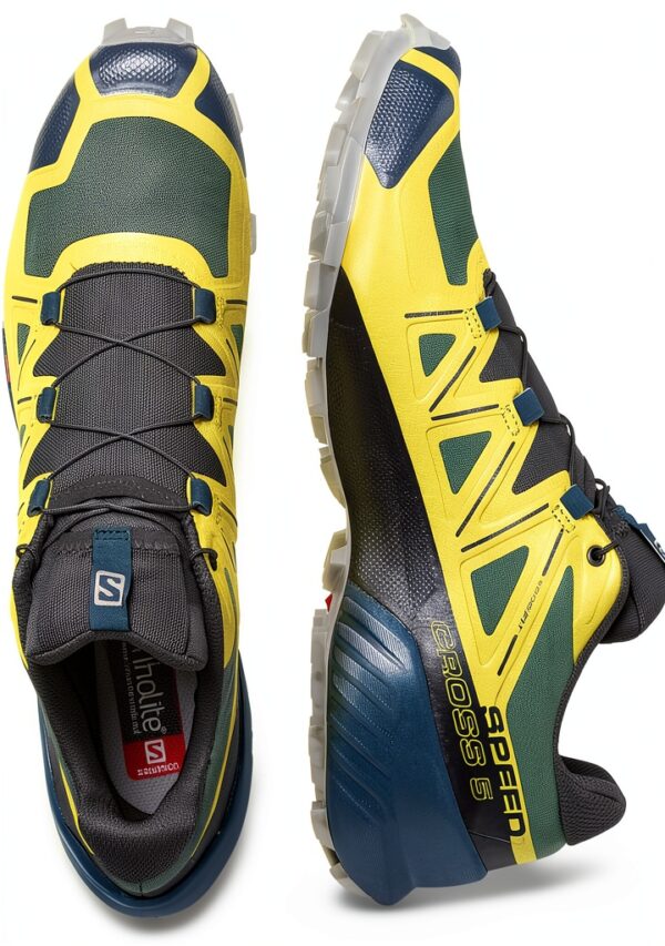 Salomon Scarpe da Trail Running Uomo Multicolore Duck Green Black-7