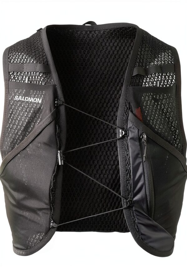 Salomon Active Skin 8 No Flasks Running Vest Nero/Metal XS-0