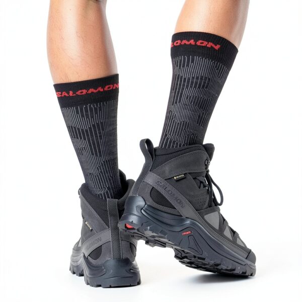 Salomon Scarpa Escursionismo Uomo GORE‑TEX Black Phantom 44 2/3 EU-8