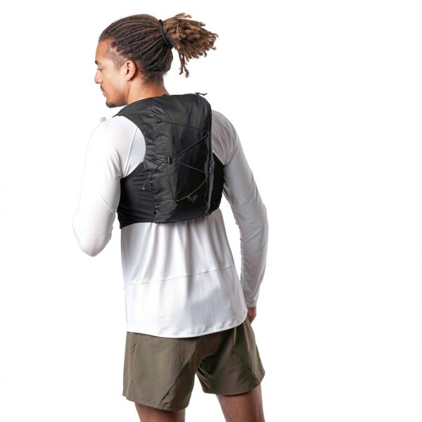 Salomon Active Skin 8 No Flasks Running Vest Nero/Metal XS-4