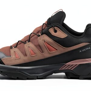 Scarpa da trekking donna Salomon Cognac Peppercorn Black GORE‑TEX-0