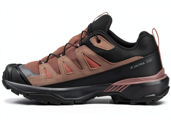 Scarpa da trekking donna Salomon Cognac Peppercorn Black GORE‑TEX-0