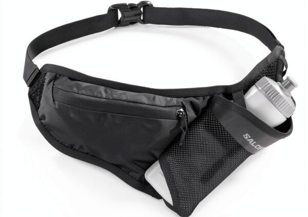Salomon Cintura idratazione Nero Unisex 3D Bottle Stash Pocket-0