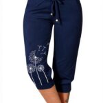Pantaloni estivi da donna EMATOP 3/4 Capris dente di leone-0