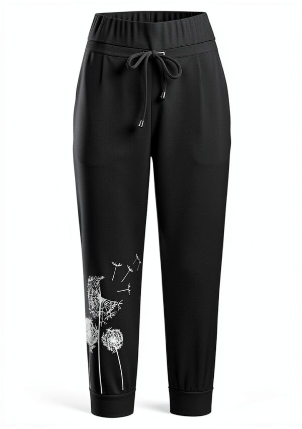 Pantaloni estivi donna 3/4 EMATOP Capris con vita elasticizzata-2