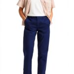 Levi's Essential Chino Pantaloni Donna Black Iris Twill A4673-0002-0