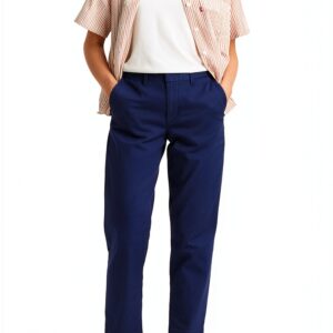 Levi's Essential Chino Pantaloni Donna Black Iris Twill A4673-0002-0