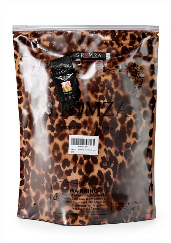 S. ROMZA T Shirt Leopard Print Manica 1/4 Casual Round Neck Donna-6
