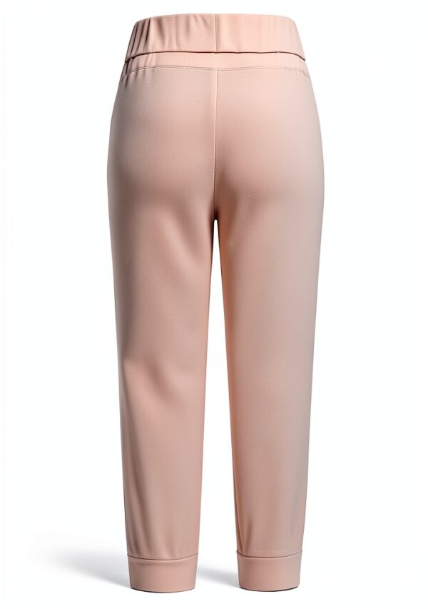 EMATOP Pantaloni da jogging donna 3/4 elasticizzati leggeri con tasche-2